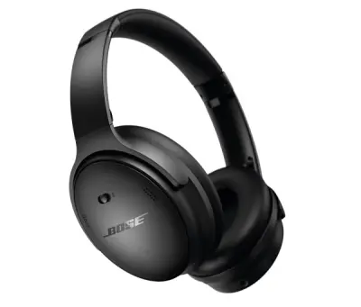 Naglavne slušalke BOSE QuietComfort, črne, z mehko torbico