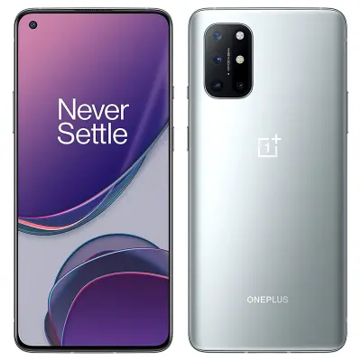 Obnovljeno - znaki rabe - Ecofone 8T 5G srebrn 128 GB 8 GB ram dual sim