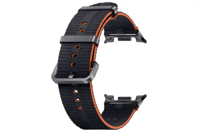 SAMSUNG Galaxy Watch8 Athleisure (M/L) črn pašček
