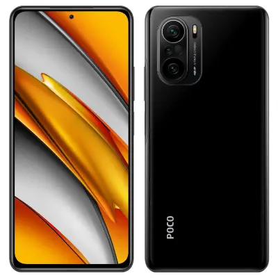 Obnovljeno - znaki rabe - Ecofone Poco F3 5G crn 256 GB 8 GB ram dual sim