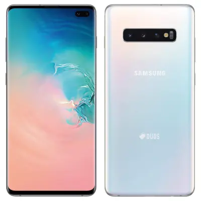 Obnovljeno - znaki rabe - Ecofone Galaxy S10 bel 128 GB 8 GB ram dual sim