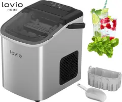 LOVIO LVIM001SL ledomat, 10kg/24ur, 1.1L, S/L kock