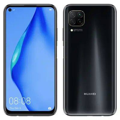 Obnovljeno - znaki rabe - Ecofone P40 Lite crn 4G 128 GB 6 GB ram dual sim