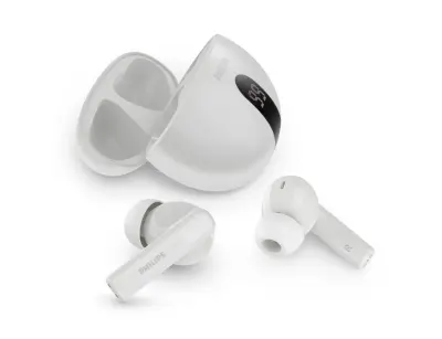 Brezžične slušalke PHILIPS TAT2520WT, bele, ušesne