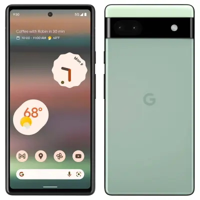 Obnovljeno - znaki rabe - Ecofone Pixel 6a 5G zelen 128 GB 6 GB ram