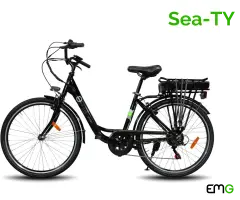 Električno kolo TREVI EMG SEA-TY, cestno/mestno, 26", 250 W, črno