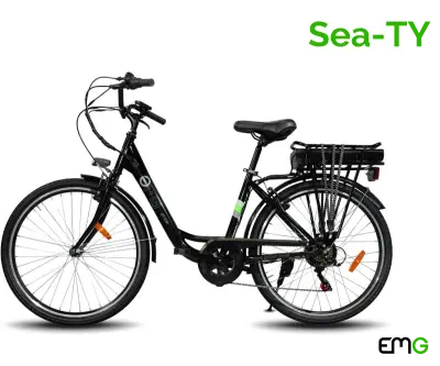Električno kolo TREVI EMG SEA-TY, cestno/mestno, 26", 250 W, črno