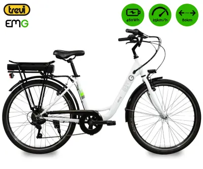 Električno kolo TREVI EMG SEA-TY, cestno/mestno, 26", 250 W, belo