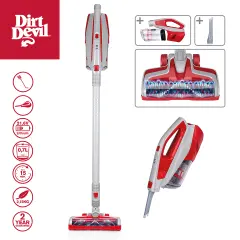 Brezžični sesalnik DIRT DEVIL DD9003, pokončni/ročni, sivo-rdeč