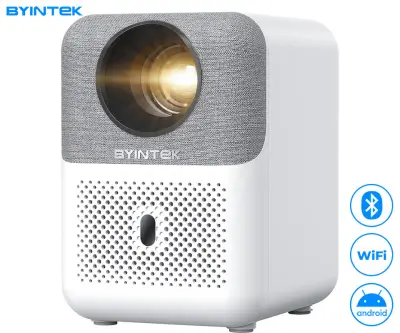 Prenosni LED projektor BYINTEK LOVE U4, 300 ANSI lumnov, max 4K UHD, USB/HDMI