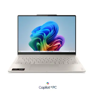 Prenosnik LENOVO Yoga 7 2-in-1, AMD Ryzen AI 5 340, 35,6 cm (14"), OLED WUXGA Touch, 24 GB RAM, 1 TB SSD, W11H, siv