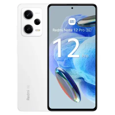 Obnovljeno - znaki rabe - Pametni telefon Xiaomi Redmi Note 12 Pro 5G 6Gb 128Gb 6.67'' Bel