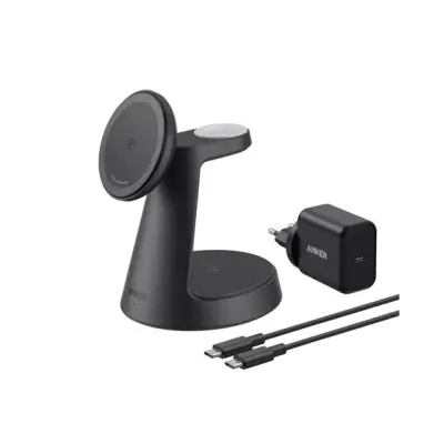 Brezžično polnilno stojalo ANKER MagGo 3V1 15W