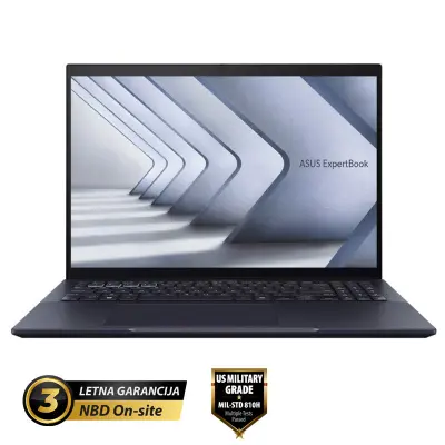 Prenosnik ASUS ExpertBook B5 B5605CCA-WB75E0X 16 Core Ultra 7 255H, 32 GB RAN, 2 TB SSD, W11P|Pisarna