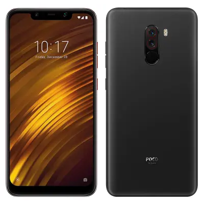 Obnovljeno - znaki rabe - Ecofone Pocophone F1 crn 128 GB 6 GB ram dual sim