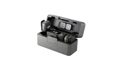 Komplet DJI Mic 3,  2 x oddajnik, sprejemnik, polnilno ohišje