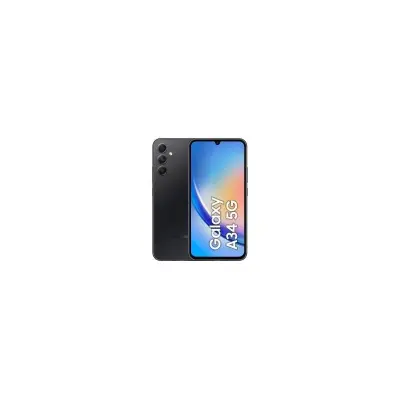 Obnovljeno - znaki rabe - Samsung SM-A346 Galaxy A34 6+128GB 6,6 ''5G Črni operater