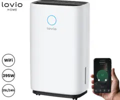 MANTA LOVIO LVDE25Y1 SmartDry Pro razvlažilec zraka, 395W, 25L/24ur, 4L rezervoar, odtočna cev, WiFi, aplikacija, ionizacija, predfilter, časovnik, hi
