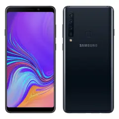 Obnovljeno - znaki rabe - Ecofone Galaxy A9 2018 crn 4G 128 GB dual sim
