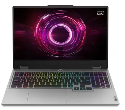 Prenosnik LENOVO LOQ, 39,6 cm (15,6"), AMD Ryzen 7 250, 32 GB RAM, 1 TB SSD. RTX 5050, W11H, siv