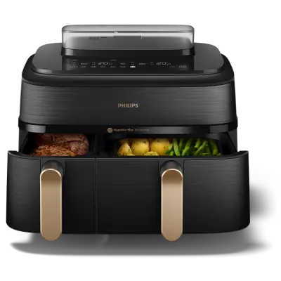 Cvrtnik PHILIPS NA552/00 Airfryer z dvojno košaro s paro