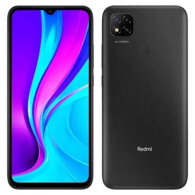 Obnovljeno - znaki rabe - Ecofone Redmi 9C NFC crn 32 GB 2 GB ram dual sim