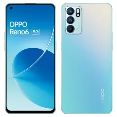 Obnovljeno - znaki rabe - Ecofone Reno6 5G svetlo moder 128 GB 8 GB ram