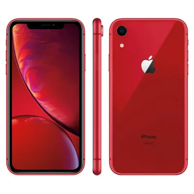 Obnovljeno - znaki rabe - Ecofone iPhone XR rdec 64 GB 3 GB ram dual sim