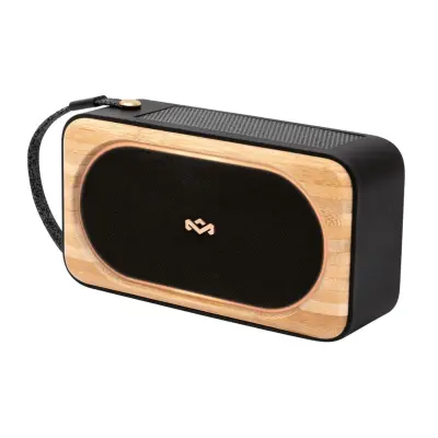 Prenosni brezžični zvočnik HOUSE OF MARLEY Roots Solar Bluetooth, črn
