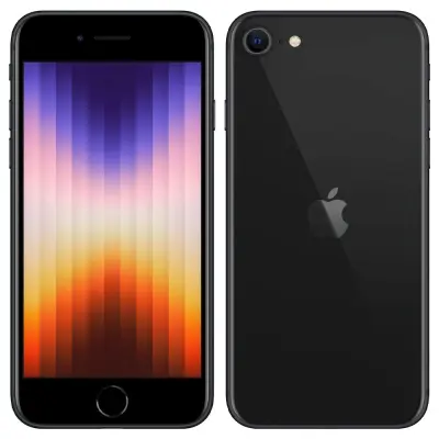 Obnovljeno - znaki rabe - Ecofone iPhone SE 5G crn 128 GB 4 GB ram dual sim