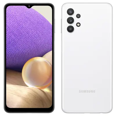 Obnovljeno - znaki rabe - Ecofone Galaxy A32 5G bel 128 GB 4 GB ram