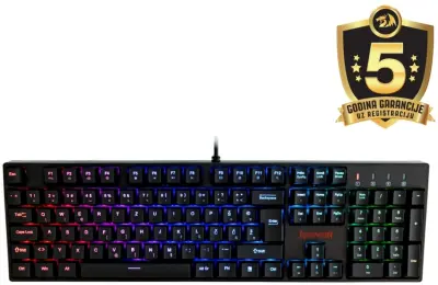 Mehanska tipkovnica REDRAGON SURARA K582-RGB, s šumniki, rdeča stikala