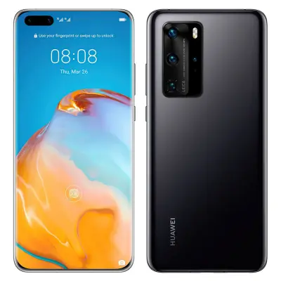 Obnovljeno - znaki rabe - Ecofone P40 Pro 5G crn 256 GB 8 GB ram dual sim