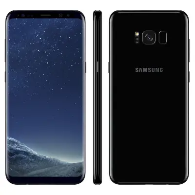 Obnovljeno - znaki rabe - Ecofone Galaxy S8 crn 64 GB 4 GB ram 4G