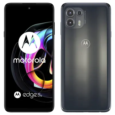 Obnovljeno - znaki rabe - Ecofone Edge 20 Lite 5G crn 128 GB 8 GB ram