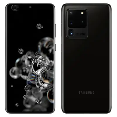 Obnovljeno - znaki rabe - Ecofone Galaxy S20 Ultra 5G crn 128 GB 12 GB ram