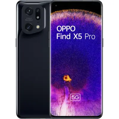 Obnovljeno - znaki rabe - Pametni telefon Oppo Find X5 Pro 5G 6.7' 12Gb/256Gb 120Hz Black