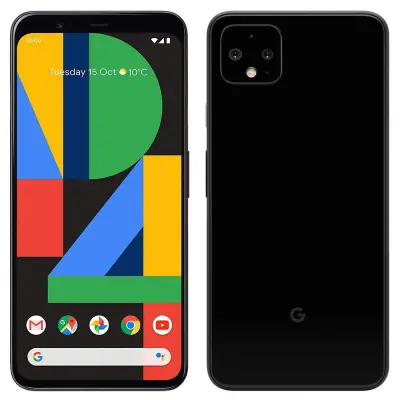 Obnovljeno - znaki rabe - Ecofone Pixel 4 XL crn 64 GB 6 GB ram 4G