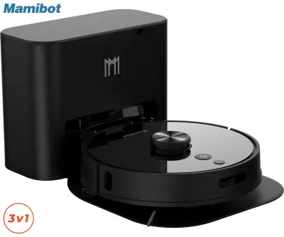 Robotski sesalnik MAMIBOT EXVAC800S MACHO, 3v1, črn (Nebula Black)