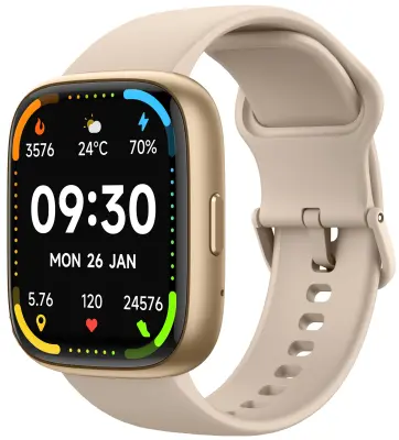 Pametna ura MAXCOM ECOWATCH 6, zlata