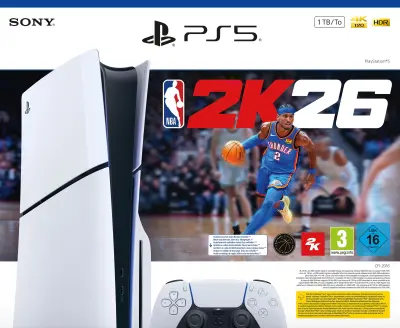 Igralna konzola PlayStation 5 + NBA 2K26 voucher