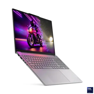 Prenosnik LENOVO Yoga Pro 9 Aura Edition, ICU7 255H, 40,6 cm (16"), 64 GB RAM, 2 TB SSD, RTX 5070, W11H, siv