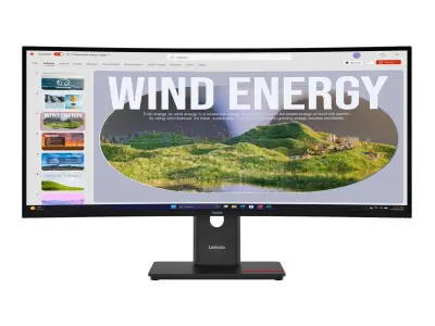 Monitor LENOVO ThinkVision T34WD-40, 86 cm (34''), WLED, 21:9, 3440x1440