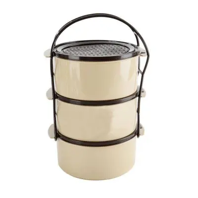 Plastična 3-nadstropna škatla za kosilo 3 x 1,5 l