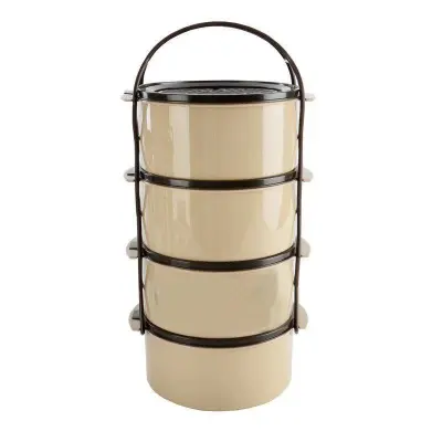 Plastična 4-nadstropna škatla za kosilo 4 x 1,5 l
