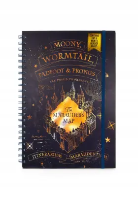 PYRAMID HARRY POTTER  (MARAUDERS MAP) A4 WIRO NOTEBOOK beležka