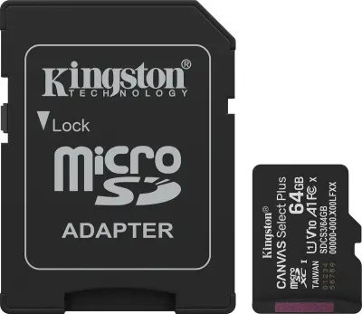 Pomnilniška kartica KINGSTON MICRO SDXC 64GB SDCS3/64GB CANVAS SELECT PLU