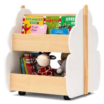 Leseni organizator za igrače 52 x 46 x 62,5 cm