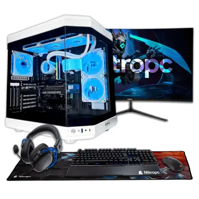 Popoln igralni računalnik Nitropc Pack Platinum - Intel i7-14700KF, RTX 5060 Ti 16GB, RAM 32GB, M.2 2TB