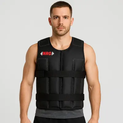 NRG fitness Utežni jopič 18 kg - Nastavljiv